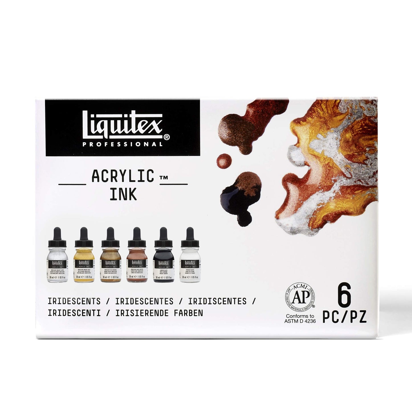 Liquitex Acrylic Ink Set Iridescents