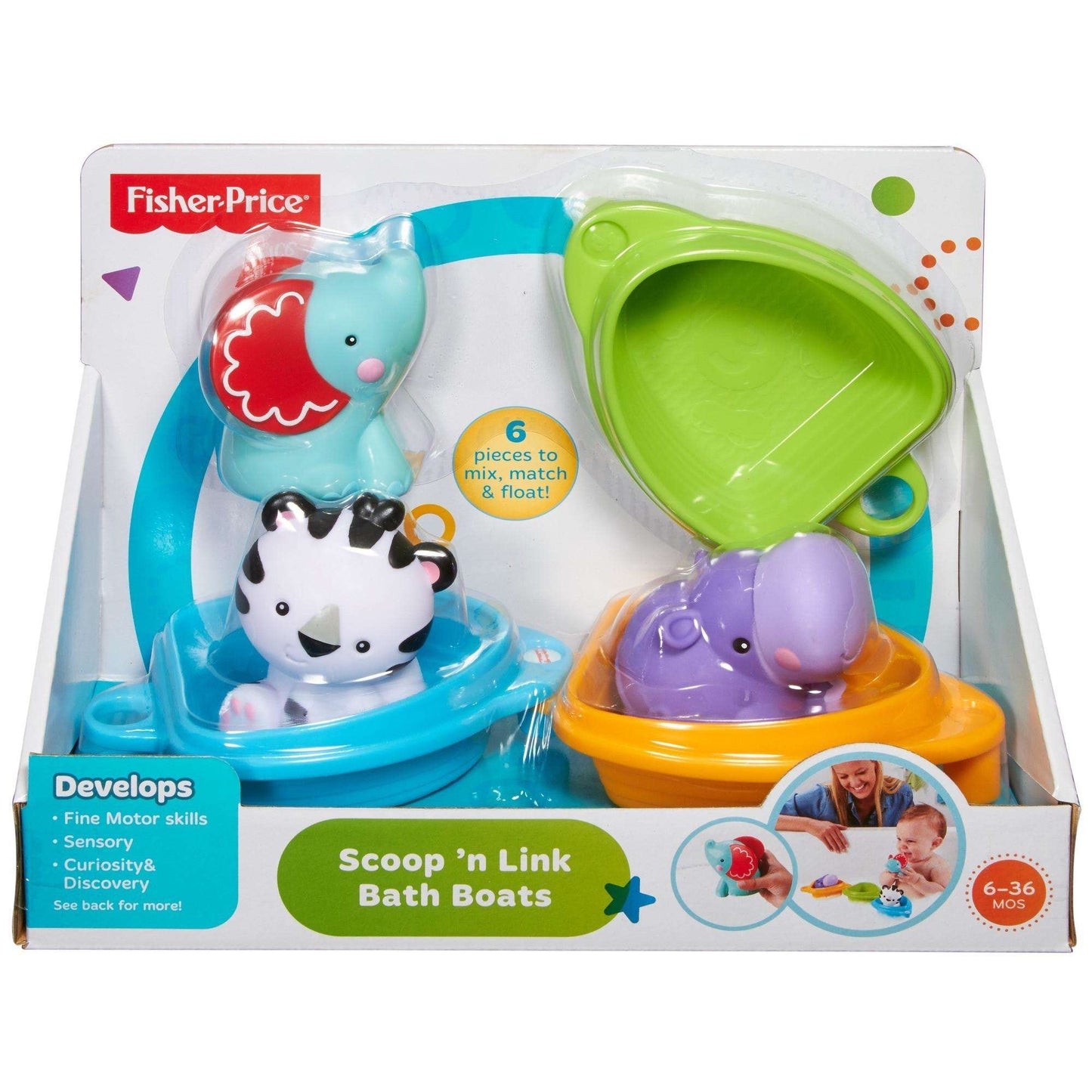 Fisher Price - Scoop & Link Bath Boats