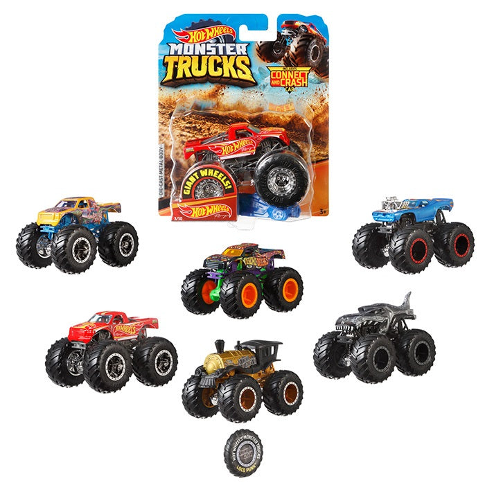 Hot Wheels Monster Trucks Blister Packs x1 Truck