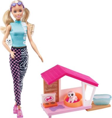  Barbie Doghouse and Pet Mini Playset