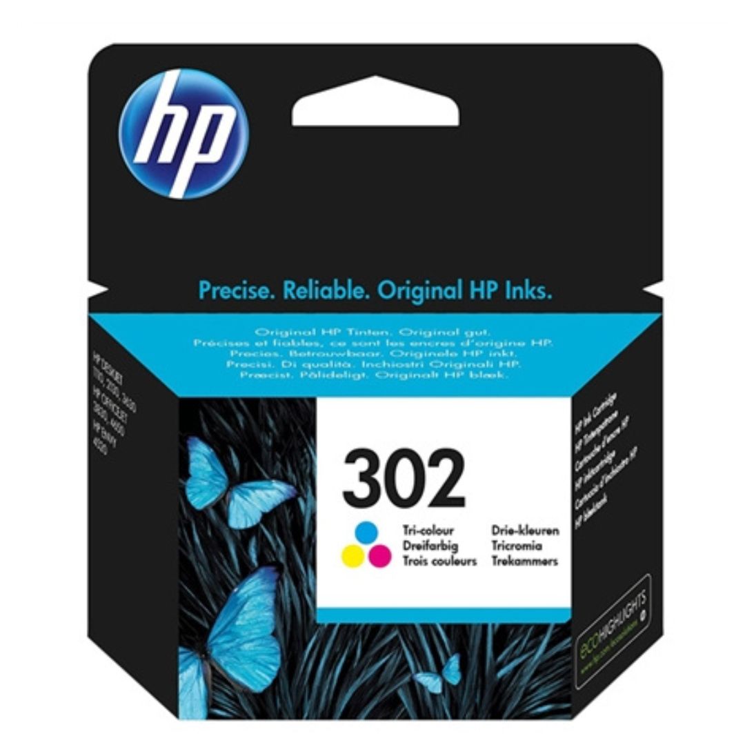 HP Ink Cartidge 302 - Three Colours 150 Pages