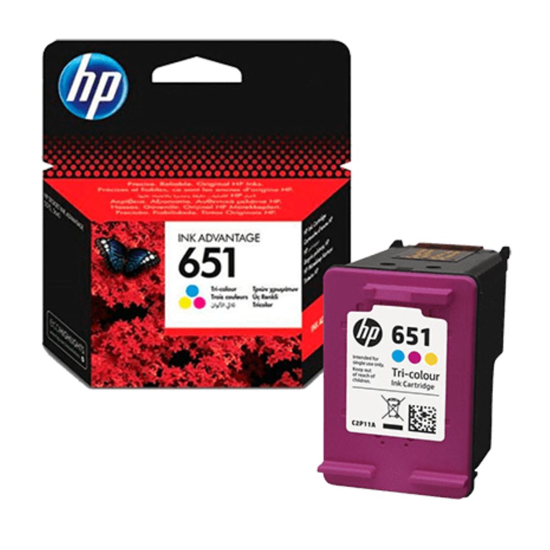 HP Ink Cartidge 651 - Three Colour 300 Pages