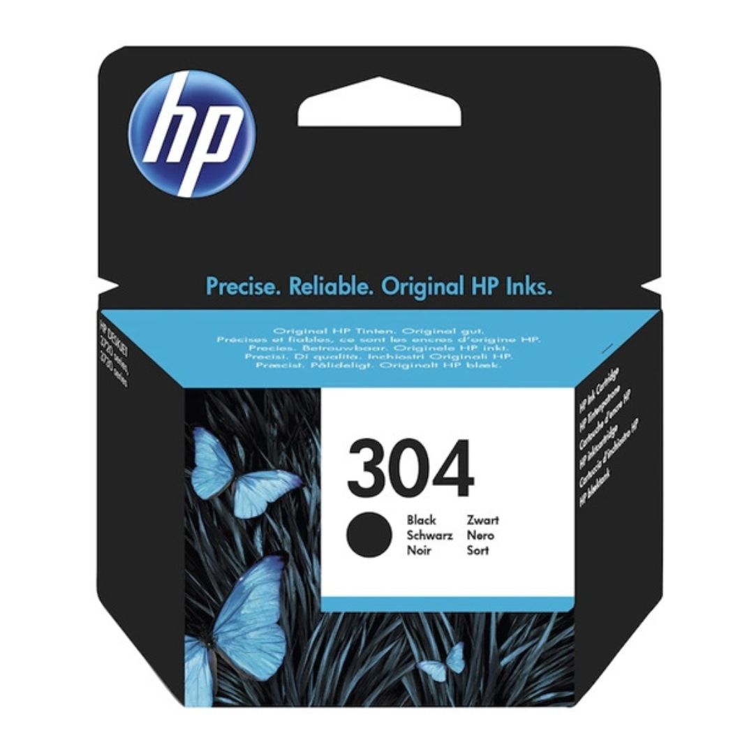 HP Ink Cartridge - 304 Black 120 Pages
