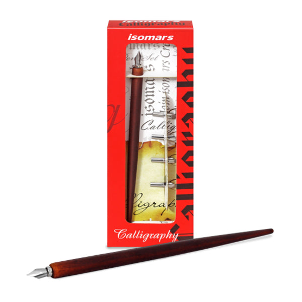 Isomars Calligraphy Beginners Pen Set Wooden