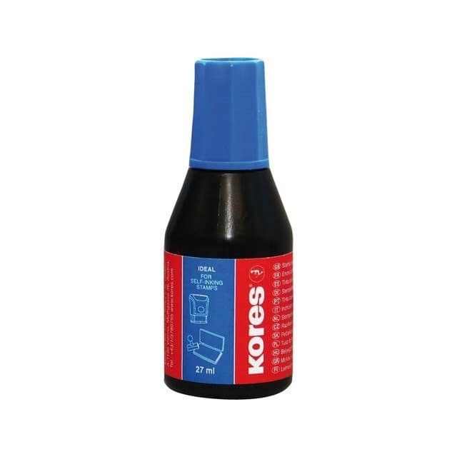 Kores Stamp Ink - Blue/28ml