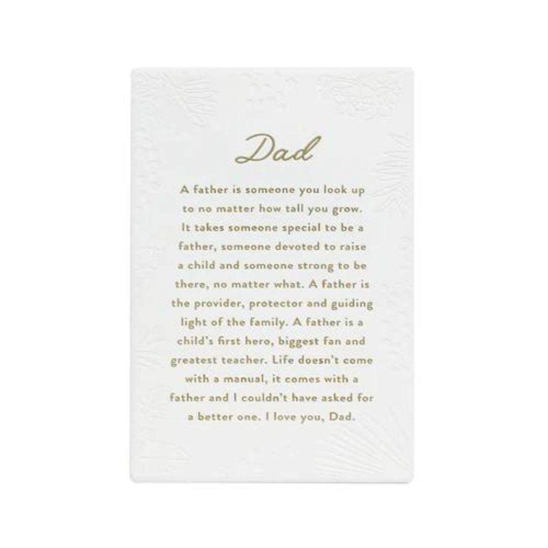 Splosh Precious Dad Quote 100mm x 160mm