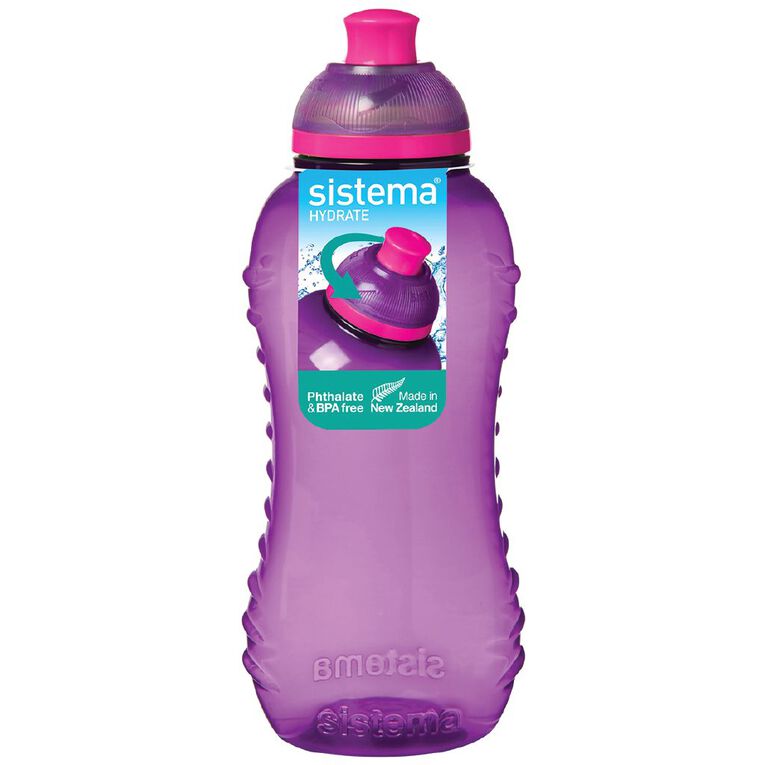 Sistema Squeeze Bottle 330ml - Various Colours - Purple