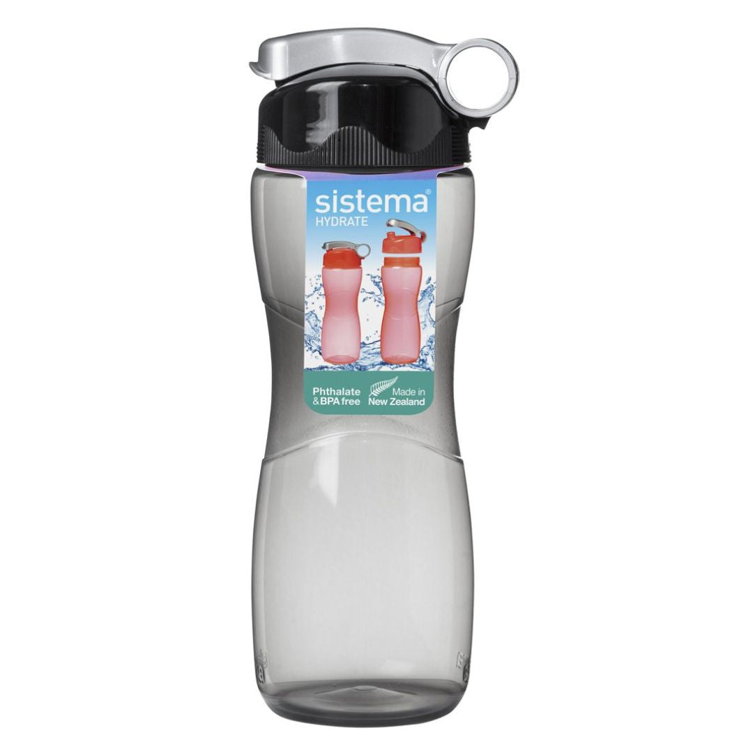 Sistema Hourglass Bottle 645ml - Various Colours - Purple