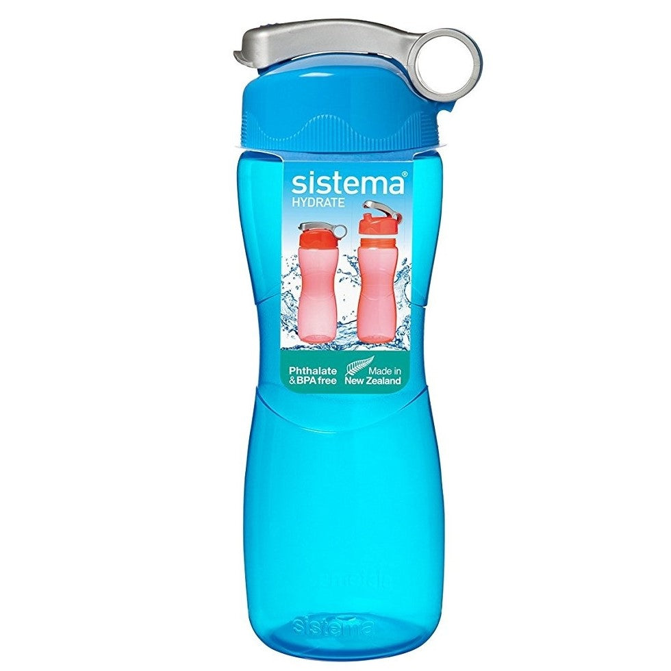 Sistema Hourglass Bottle 645ml - Various Colours - Purple