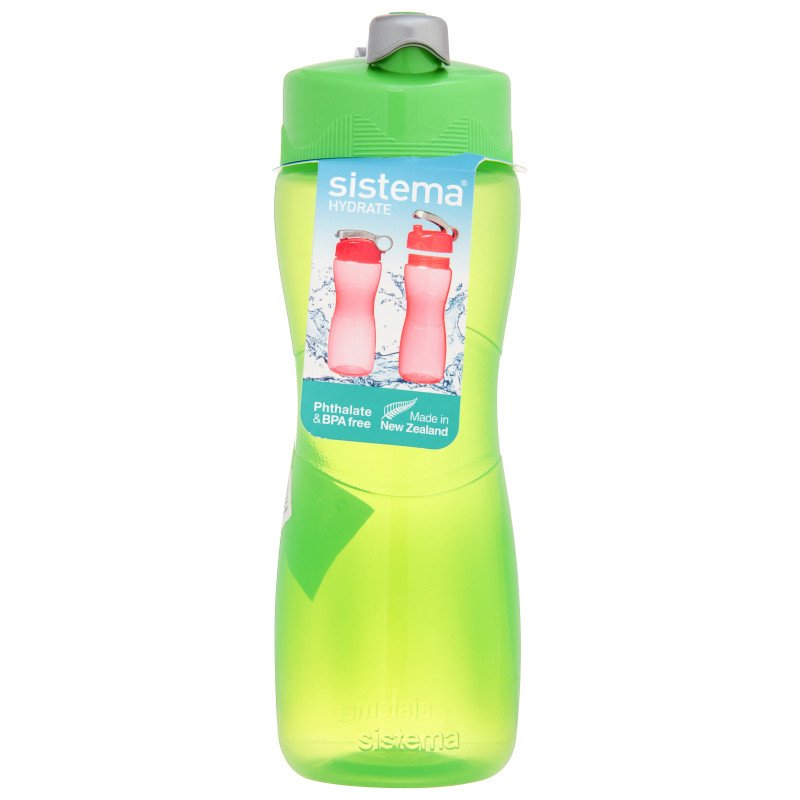 Sistema Hourglass Bottle 645ml - Various Colours - Purple