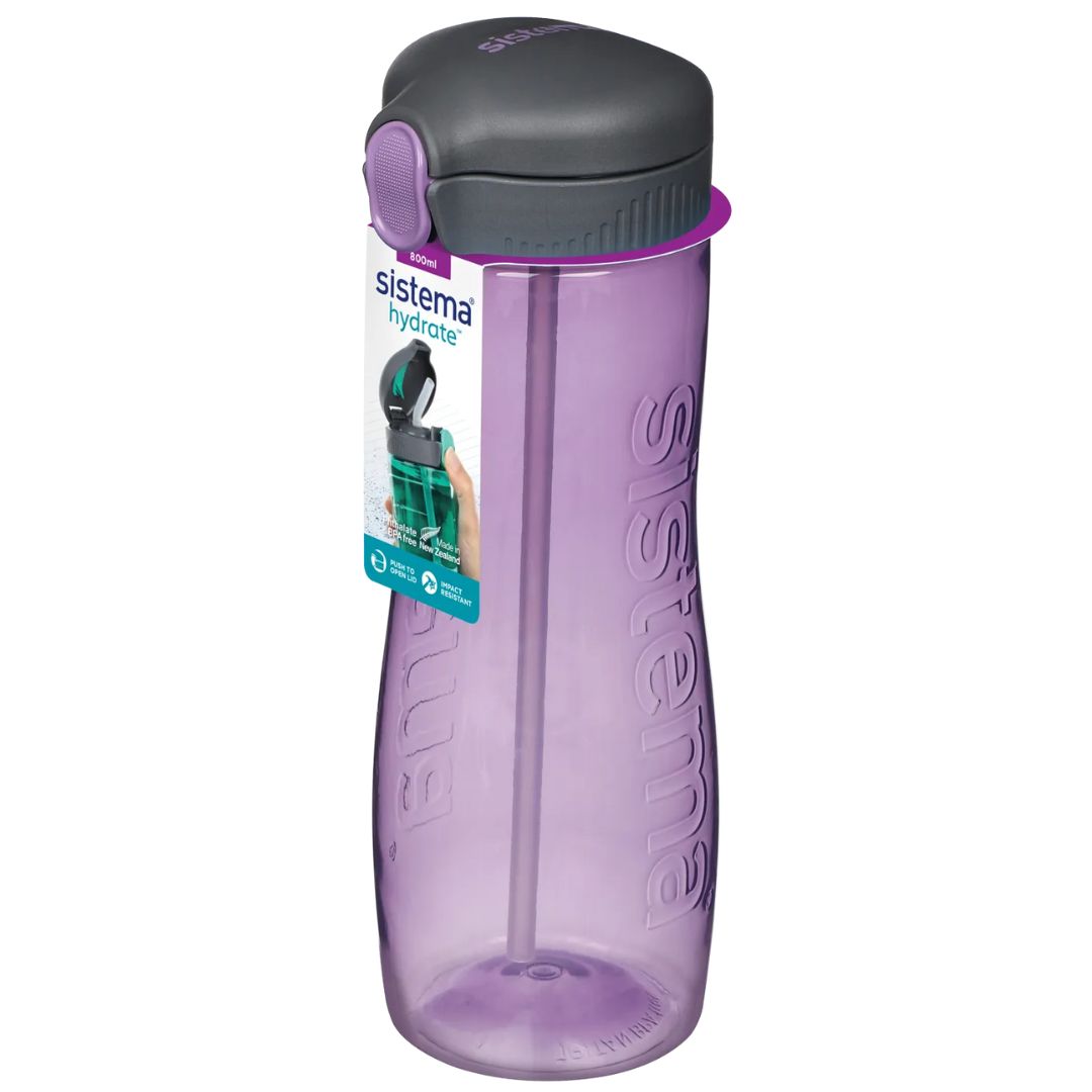 Sistema Hydrate Quick Flip Bottle 800 ml - Various Colours - Green