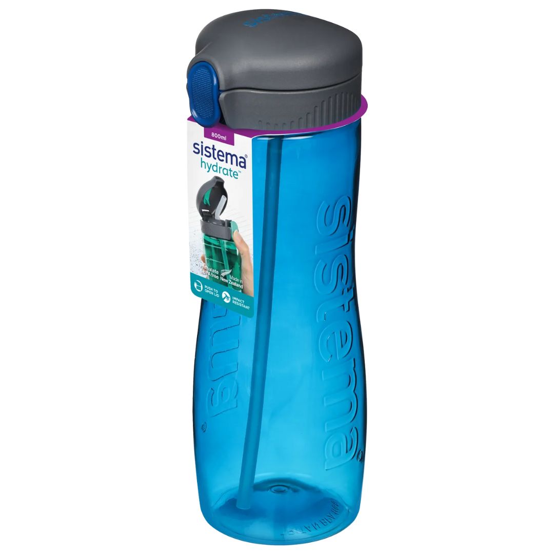 Sistema Hydrate Quick Flip Bottle 800 ml - Various Colours - Green