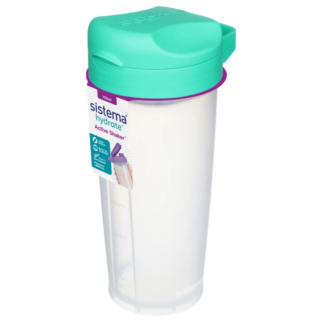 Sistema Active Shaker 750ml - Various Colours - Purple