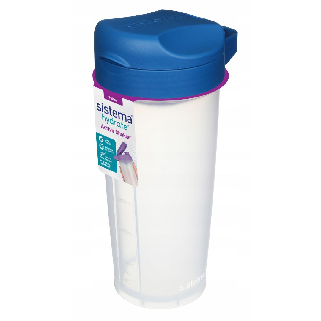 Sistema Active Shaker 750ml - Various Colours - Purple