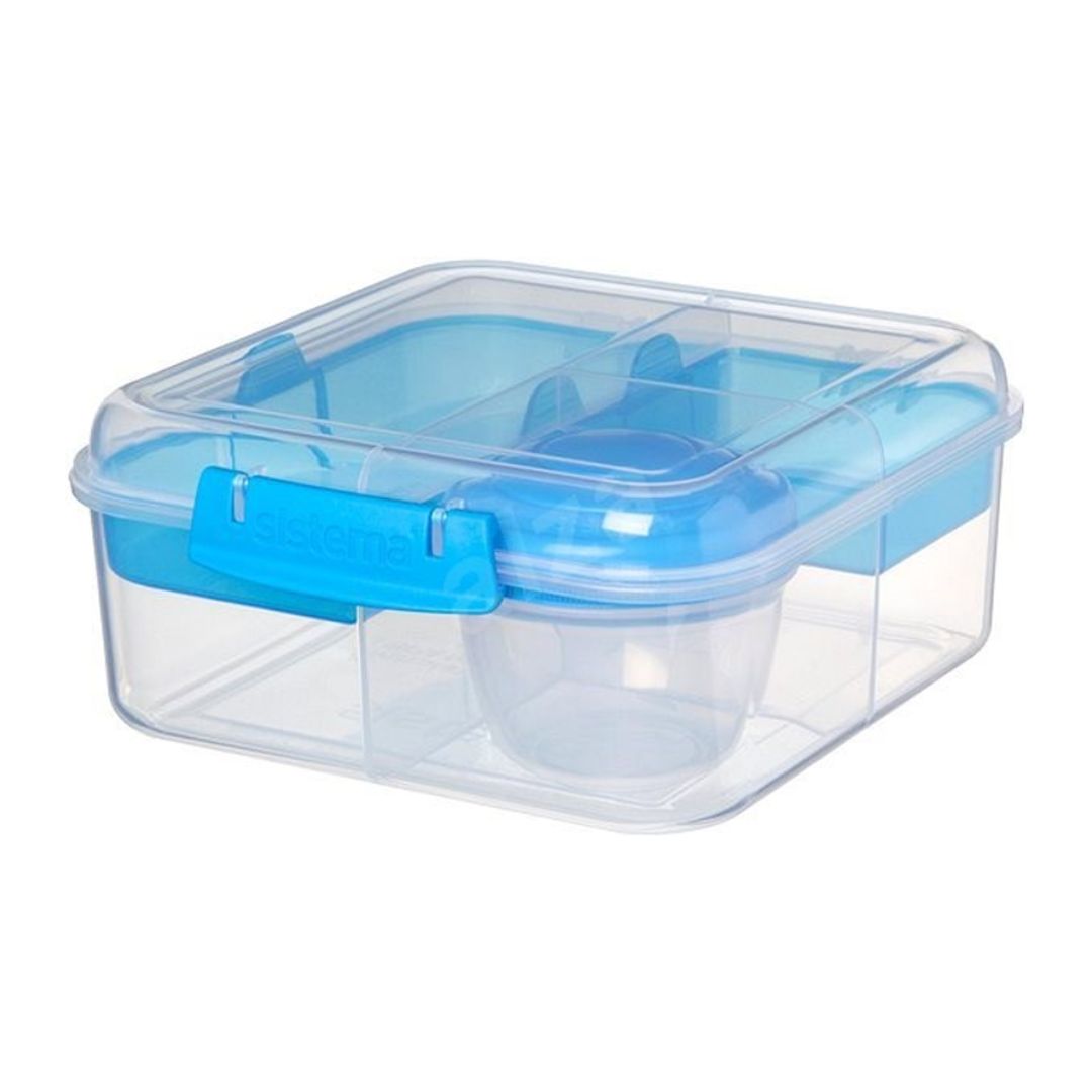 Sistema Bento Cube with Yogurt Cup to Go 1.25L,150ml - Various Colours