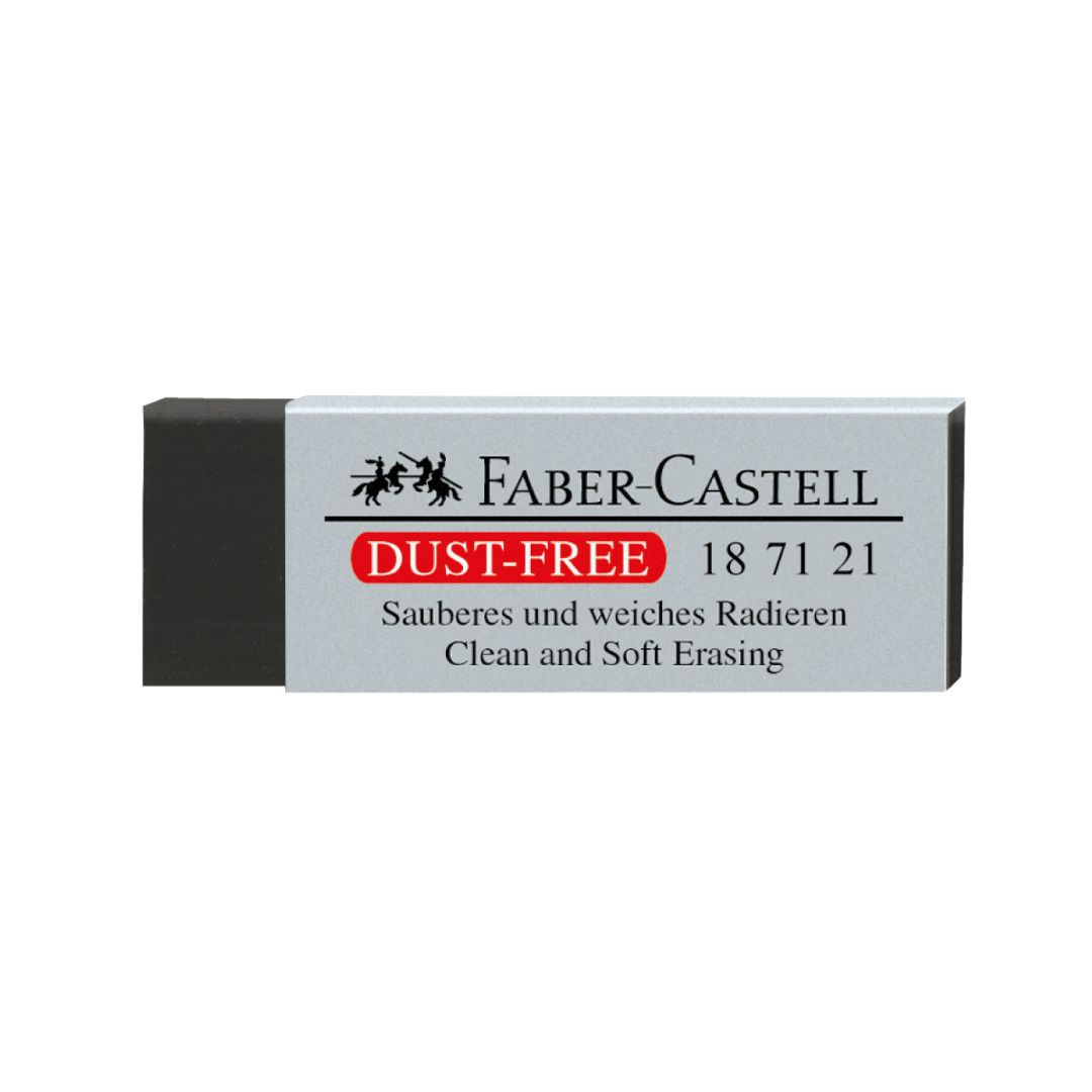 Faber-Castell Eraser Dust-Free Black