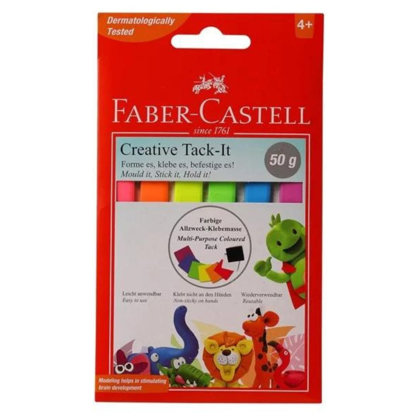 Faber-Castell Creative Tack-It, Multicolor 50g