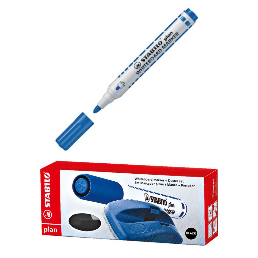 Stabilo Duster & Marker set - Blue