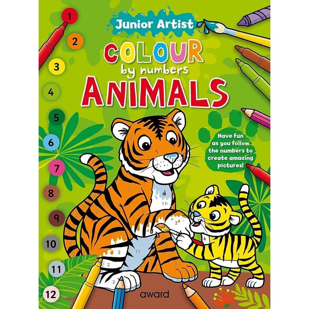 Junior Artist Colour By Number - Animals