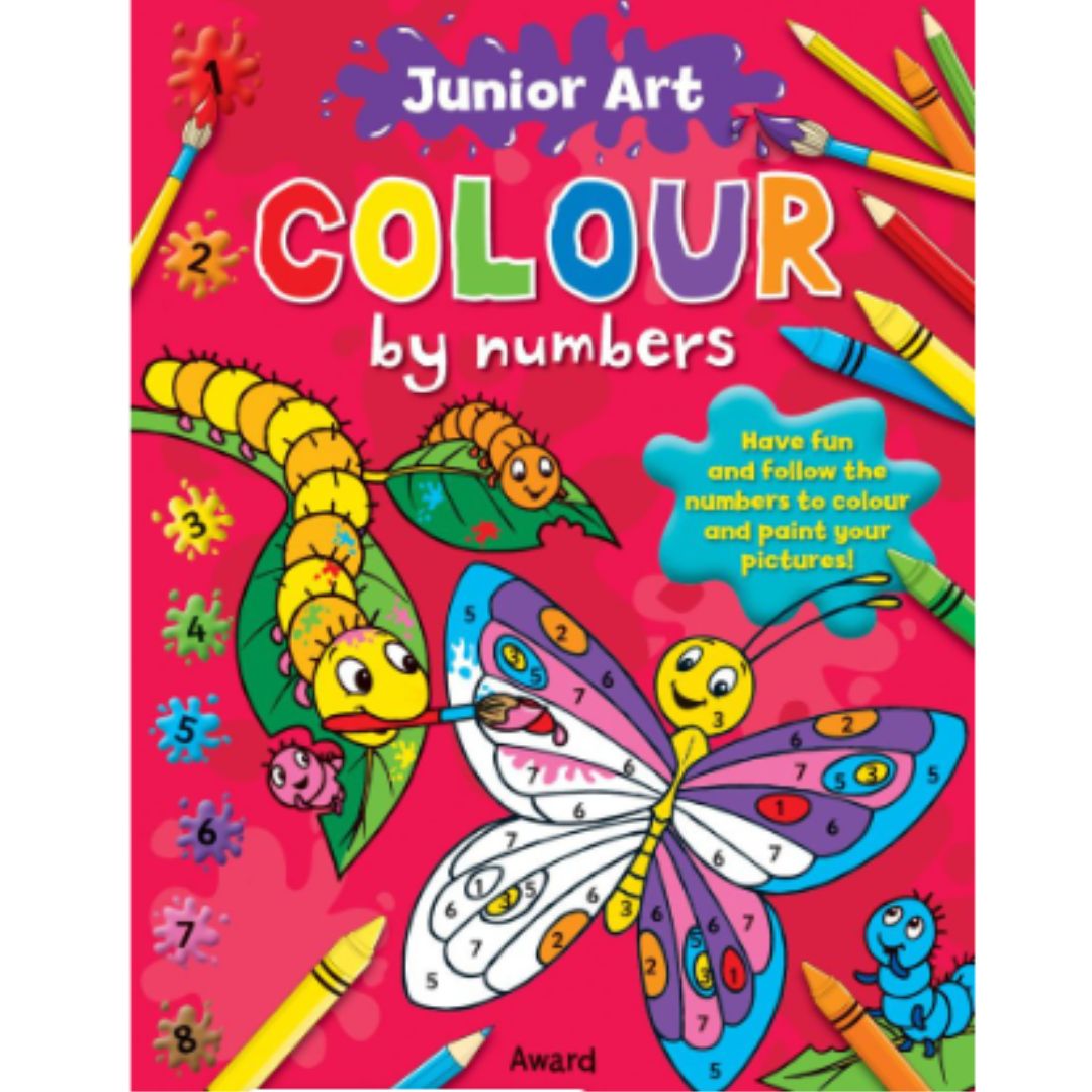 Junior Artist Colour By Number - Bugs