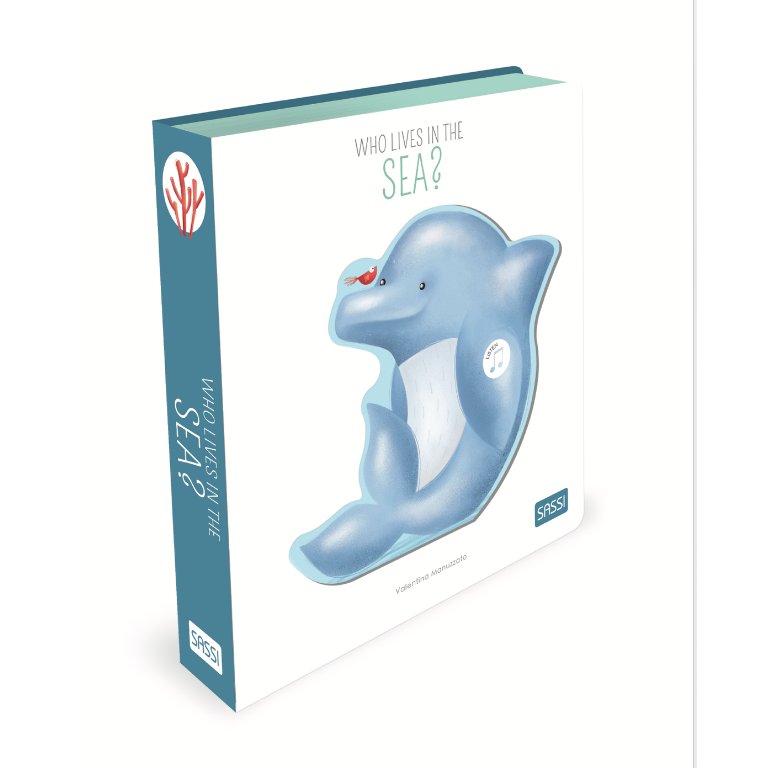 Sassi Baby Book - Sound Board Book - Who Lives in the Sea?