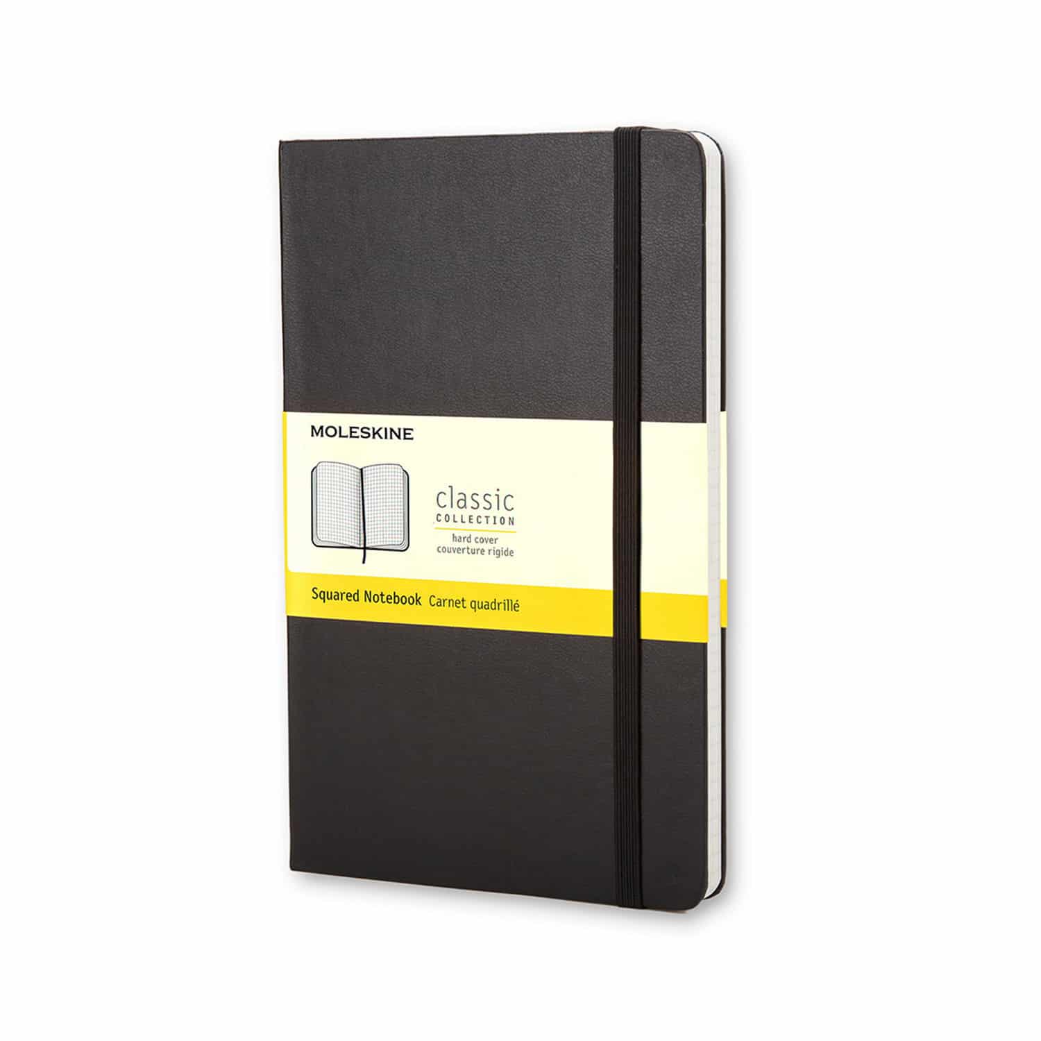 Moleskine Pocket Squared Notebook - Hard Cover, Black