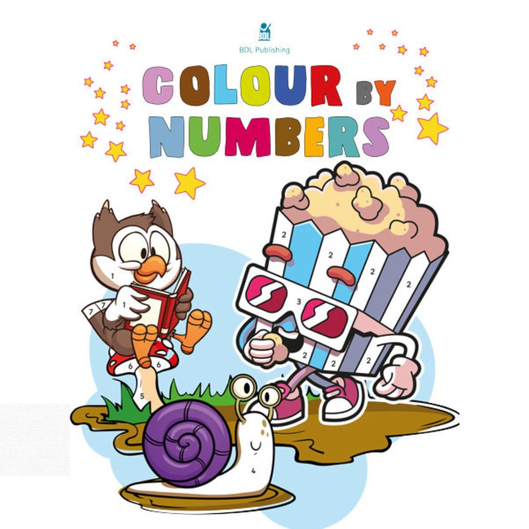 Colour By Number Activity Colouring Book