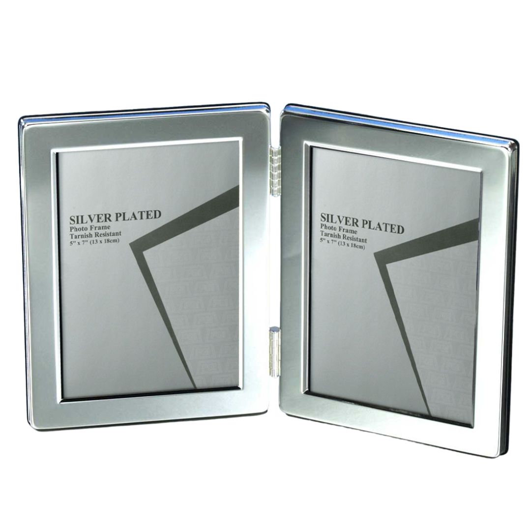 Silver Plated  Photo Frame Foldable - 13 x18cm (5"x7")