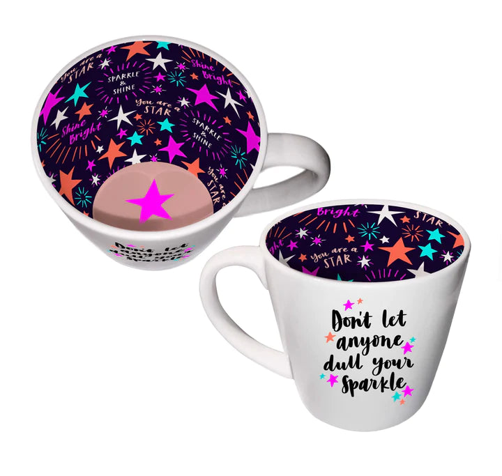 Inside Out Ceramic Mug with Gift Box - Sparkle