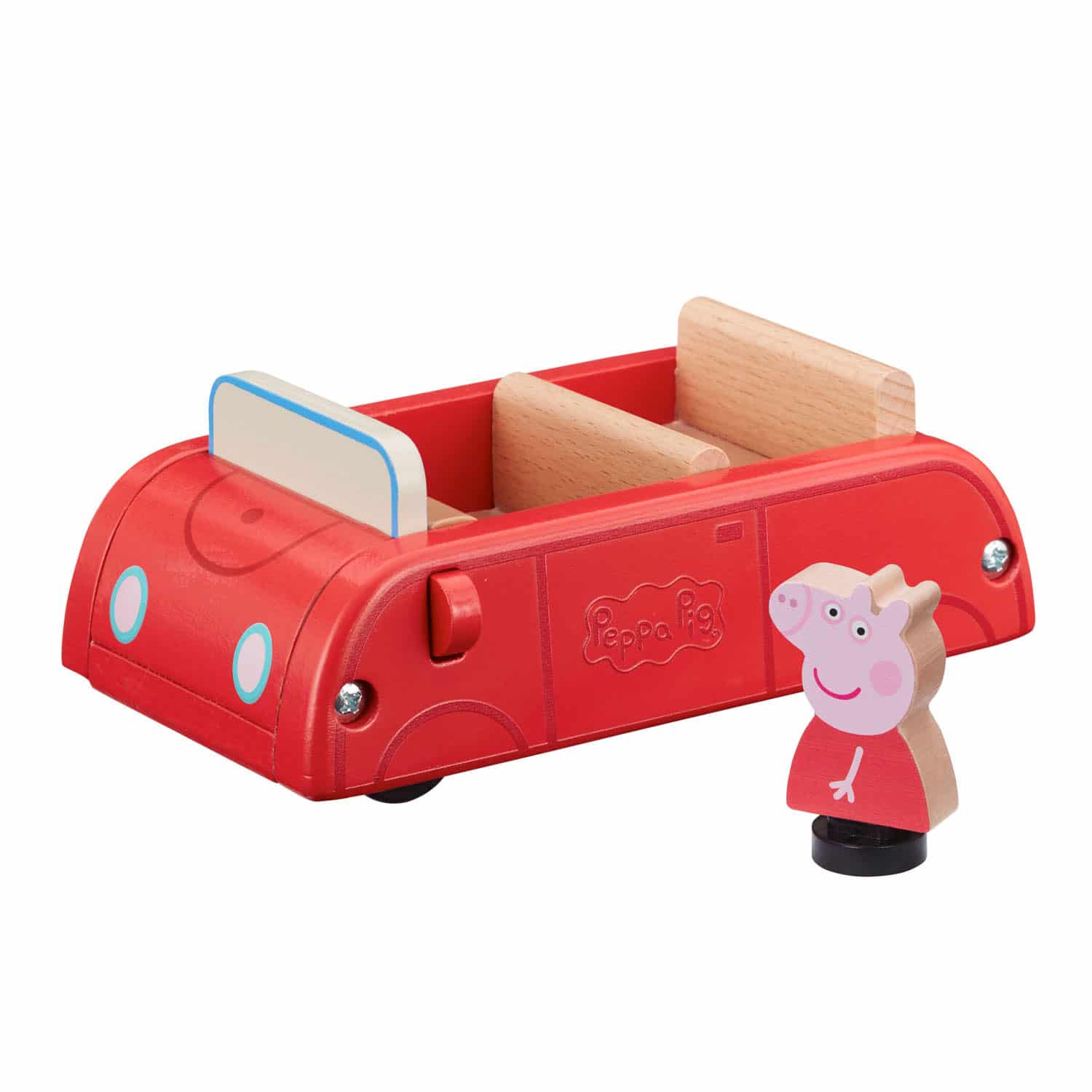 Peppa Pig - Wooden Red Car