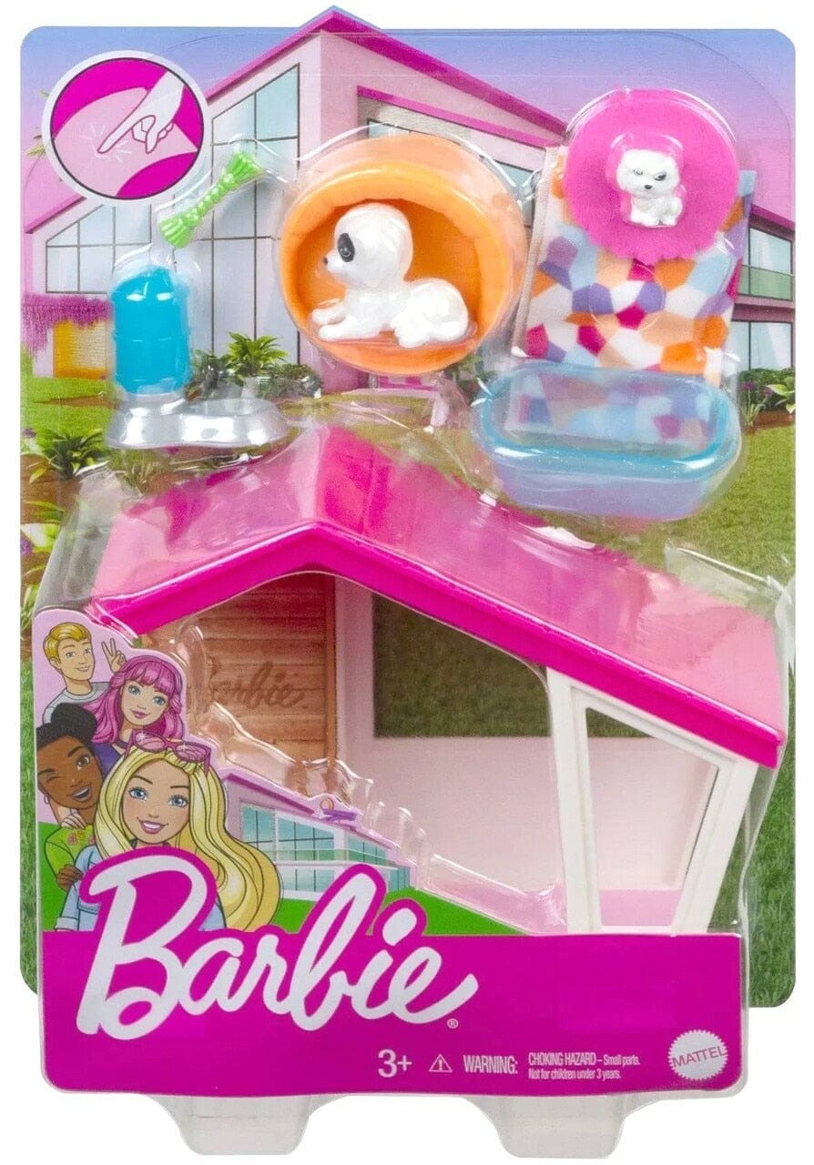  Barbie Doghouse and Pet Mini Playset