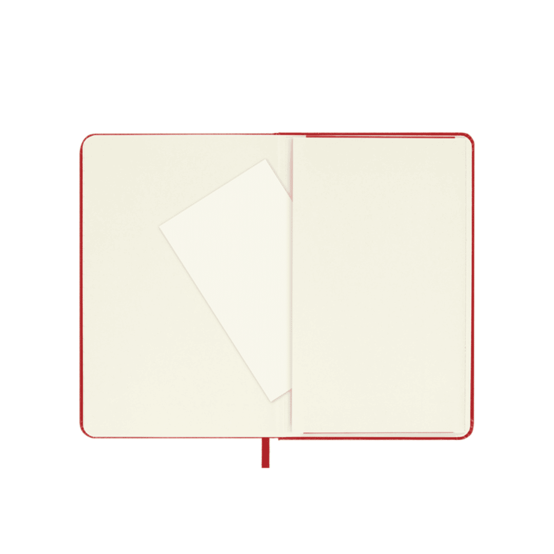 Moleskine Pocket Ruled Notebook - Hard Cover, Scarlet Red