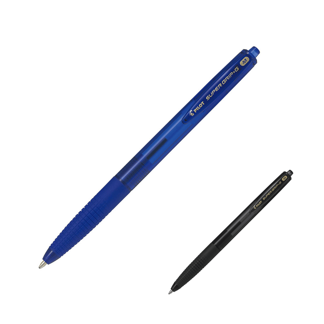 Pilot Super Grip Rectractable Pen - Black