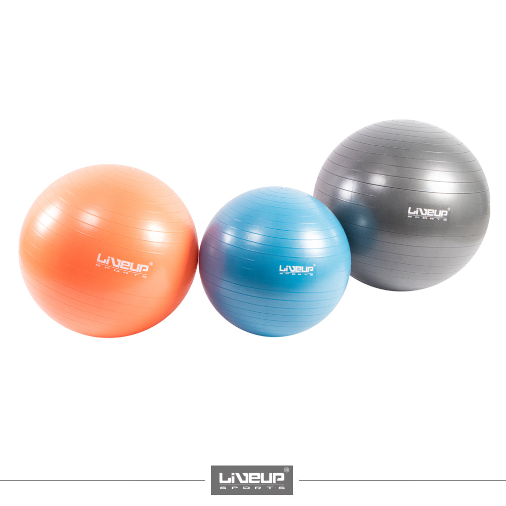 Live Up Anti-Burst Gym Ball + Pump - Various Sizes - 55cm