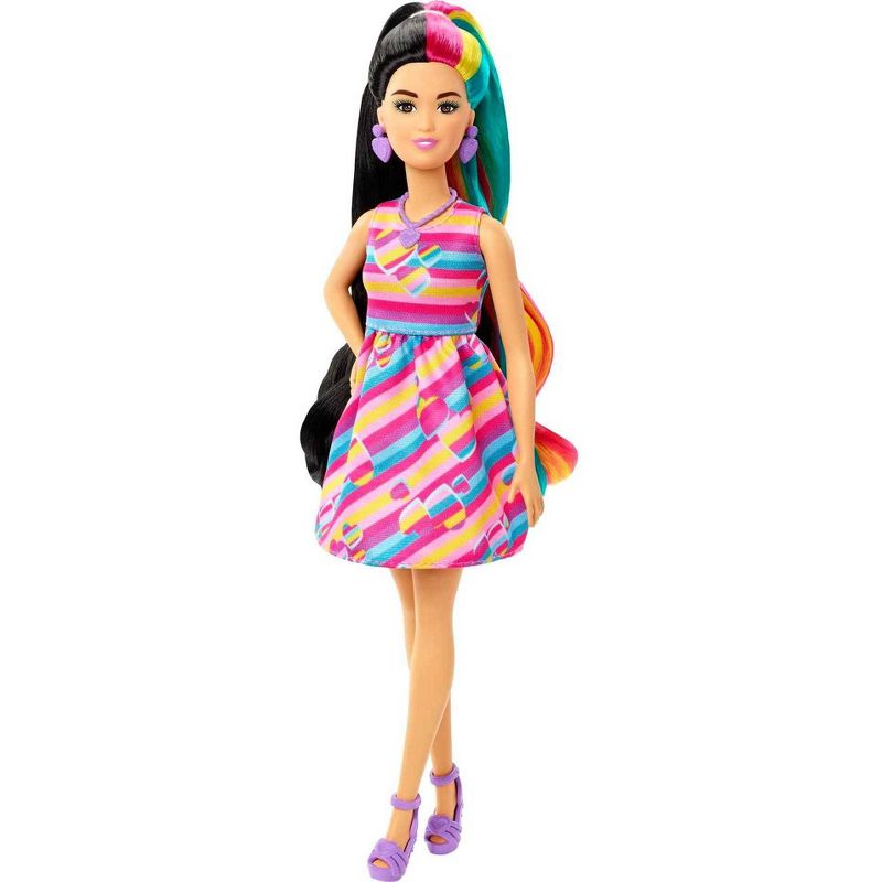 Barbie Totally Hair Doll - Heart Themed Dress