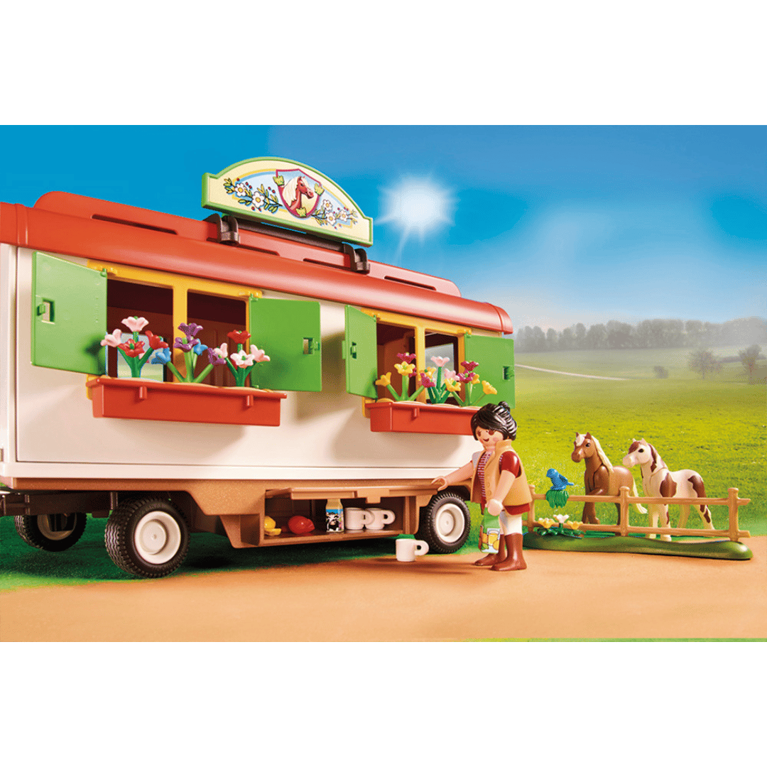 Playmobil 70510 Pony Camp Overnight Wagon