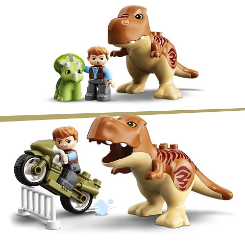 Lego 10939 T-Rrex and Triceratops Dinosaur Breakout